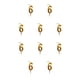 thumbnail image 3 of Accesorios de pasteles Billuyoard Decoración de bodas Oro seis 10piezas, 3 of 6
