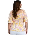 thumbnail image 3 of Blusa fresca Roman Fashion/Tallas Extras, 1828 lila 36 Roman Fashion BL-GR-1828-LILA, 3 of 6