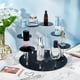 thumbnail image 5 of Exhibidor acrílico de 8 niveles, color negro, para figuras de acción, colección de perfumes, incluye destornillador y soportes., 5 of 6