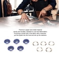 thumbnail image 4 of 500Pcs Sets Thickened Grommets Eyelets Kits Round Light Copper Exquisite Blue Eyelet Kit For Leather Fabric Tarp, 4 of 8