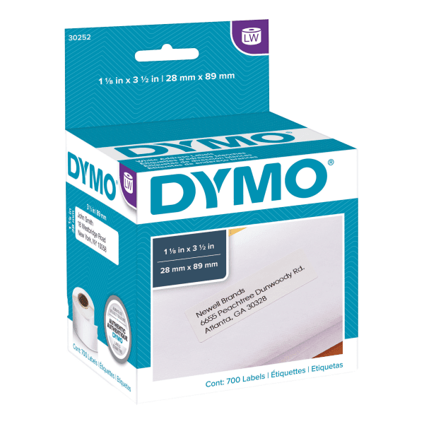 4 Rolls of DYMO® 30252 Labels for Address Shipping Mailing