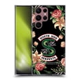 thumbnail image 1 of Head Case Designs Officially Licensed Riverdale South Side Serpents Floral Print Logo Soft Gel Case Compatible with Samsung Galaxy S22 Ultra 5G, 1 of 7