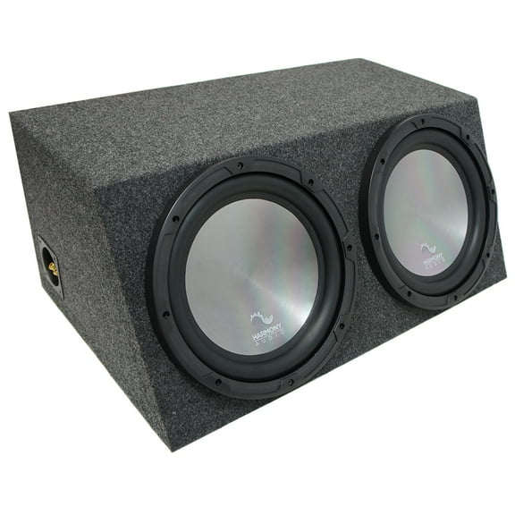 Universal Car Stereo Hatchback Sealed Dual 12" Harmony A122 Sub Box Enclosure