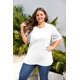 thumbnail image 2 of Blusa tipo túnica para mujer Hailey, talla grande, talla grande, XXL, verano, 2 of 5