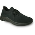 thumbnail image 1 of vangelo Professional Slip Resistant Men Lace Up Work Sneaker for Food Service Health Care Nurse - JIMMY-1 Black, 1 of 7