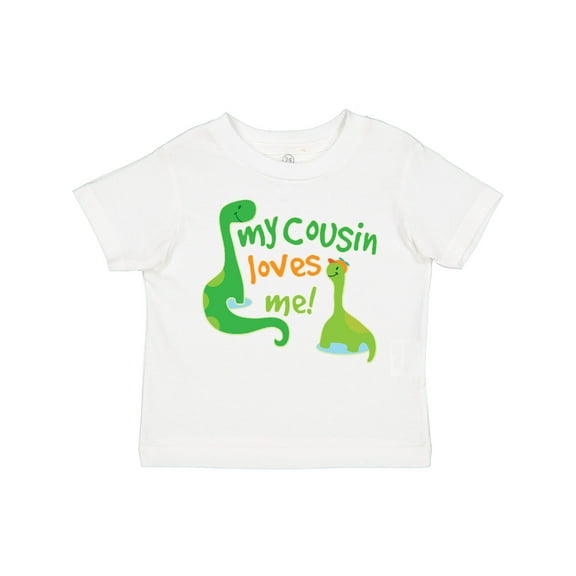 Inktastic My Cousin Loves Me Dinosaur Boys or Girls Toddler T-Shirt