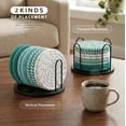 thumbnail image 6 of Coasters Set of 8 for Drinks, 4 Inch Large Coasters for Coffee Table, Tabletop Protection for Hot & Cold Drinks, Versatile Coasters for Home Decor, Non-Slip & Easy to Clean, Green, 6 of 7