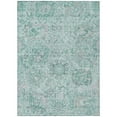 thumbnail image 2 of HomeRoots 603796 10 x 14 ft. Teal Blue & Gray Damask Washable Indoor & Outdoor Traditional Rectangle Area Rug, 2 of 5
