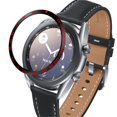 thumbnail image 1 of Anillo de reloj de metal compatible con Samsung Galaxy Watch3 45 mm, protección contra rayones Caja de metal estilo E, 1 of 4
