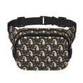 thumbnail image 1 of Disketp Cute Alpaca Riñonera de Doble Capa, Bolsa de Cintura Ajustable para Viajes, Correr y Senderismo, Riñonera Ligera para Hombre y Mujer, 1 of 9