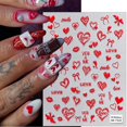 thumbnail image 4 of Calcomanías para uñas PBPCGBW, 4 piezas, diseño 5D de San Valentín, 4 of 7