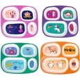 thumbnail image 1 of Plato de Cena de Melamina 4E's Novelty Princesa Unicornio Vida Marina Gato para Niños y Niñas, 1 of 9