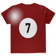 thumbnail image 2 of Halloween Billiard Pool Ball Seven Costume Youth T Shirt, 2 of 2