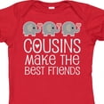 thumbnail image 4 of Inktastic Cousins Make the Best Friends Boys or Girls Baby Bodysuit, 4 of 5