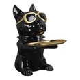 thumbnail image 1 of Resina Bulldog Estatua Moda Creativa Fresca Decorativa Moderna Estatuilla negro Sunnimix Estatua de bulldog, 1 of 8