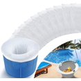 thumbnail image 1 of 10 Pack Indoor and Above Ground Pool Skimmer Socks, Fine Mesh, Leaf Pollen Catcher, Pre-Filter, Scum Socks, Pool Basket Filter Protector, 1 of 5