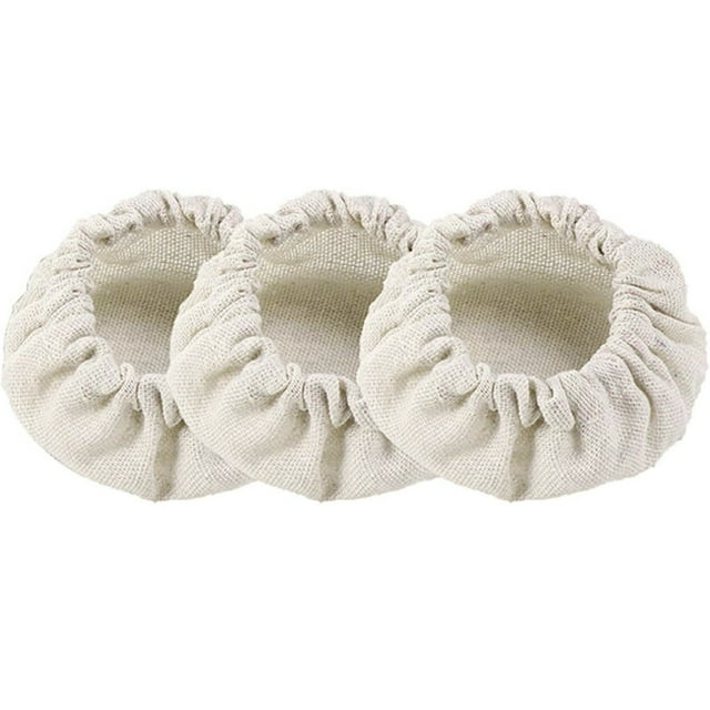 N01 Couvercle de Réservoir de Fermentation de Levure Non Blanchi Réutilisable (Convient aux Bouteilles de 3 Pouces 4 Pouces)