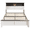 Full,White+Black, variant on UHOMEPRO Full Size Bed Frame, Wood Platform Bed with Headboard and Footboard, Full Bed Frame with Wooden Slats, Holds 500lbs, Easy Assembly, No Box Spring Needed, Brown and White
