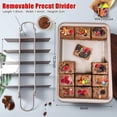 thumbnail image 5 of Moldes Para Brownie Con Divisores Bandeja Para Hornear Brownie Antiadherente Con Rebanadoras Bandeja Para Hornear Con 18 Moldes Precortados Moldes Rectangulares Para Hornear Pan Pastel De Brownie 12 X, 5 of 5