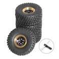 thumbnail image 3 of 4pcs 1.0 Brass Wheel Hub for 1/18 TRX4M SCX24 RC Car Upgrade Parts, 3 of 5
