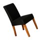 thumbnail image 3 of Milk Silk Chair Protector Black Stretchable Decorative Dining Room Furniture 1Pcs, 3 of 5