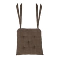 thumbnail image 4 of VHC Brands, Kettle Grove, Cotton, 15x15, Plaid, Chair Pad, Black, 4 of 4