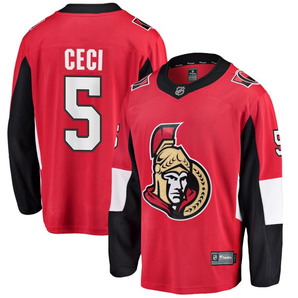Cody Ceci Ottawa Senators NHL Fanatics Breakaway Home Jersey