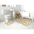 thumbnail image 4 of Yiaed Peach1 Print Bathroom Mat Set 2 Pieces Mat Anti-Skid Pad Ultra Soft and Absorbent Bathroom Bath Mat Contour Bath Rugs for Toilet Base, 4 of 6