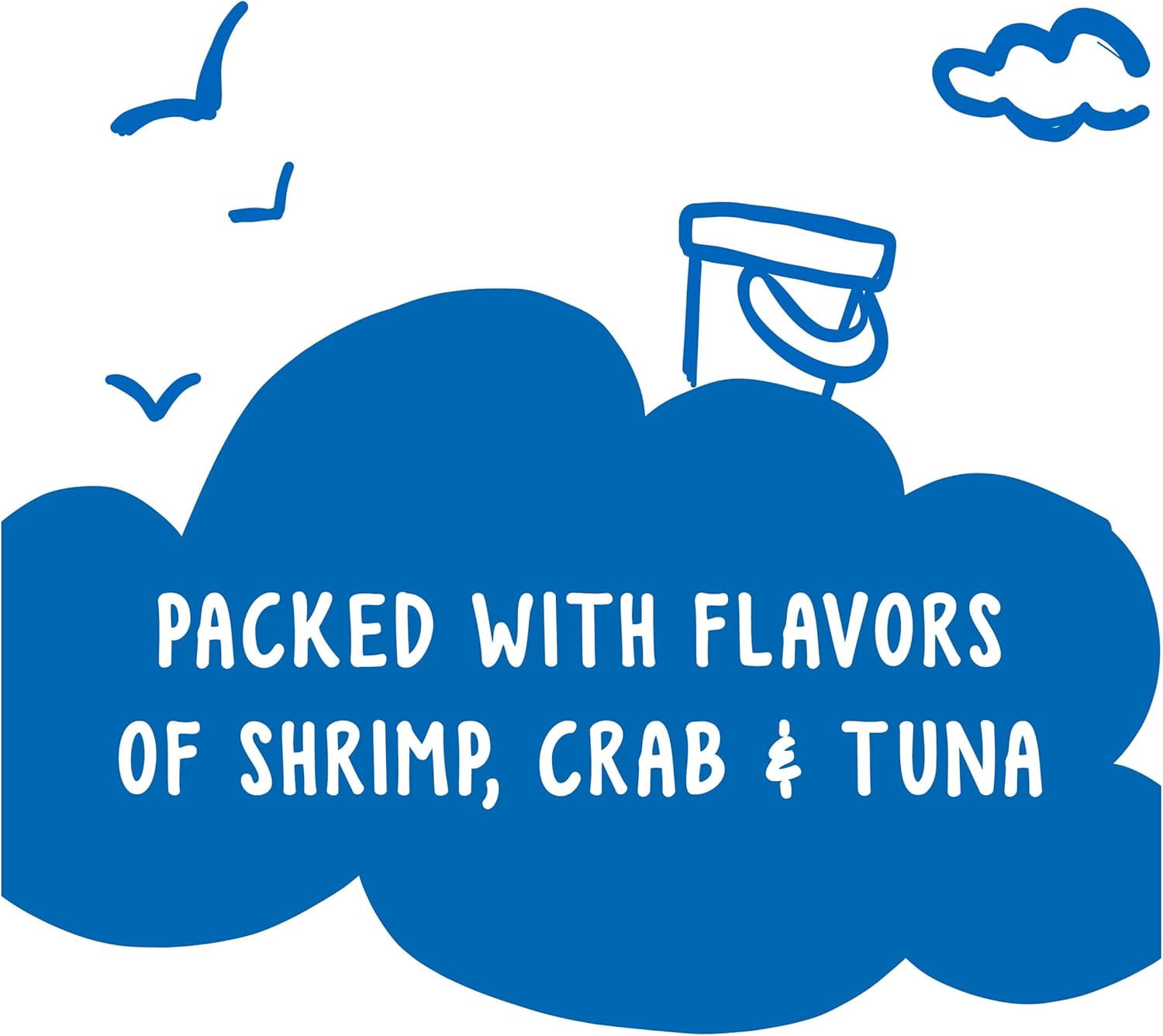 Purina Friskies Party Mix Cat Treats, Beachside Crunch with Ocean Whitefish & Flavors of Shrimp, Crab & Tuna, Cat Treats for Adult Cats, 20 OZ Canister (Pack of 2)
