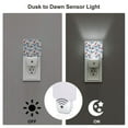 thumbnail image 3 of Balery Retro Butterfly Pattern LED Night Light with Automatic Sensor Plug in Night Light with Dusk-to-Dawn Light Sensor LED Nightlight 0.5W-US, 3 of 7