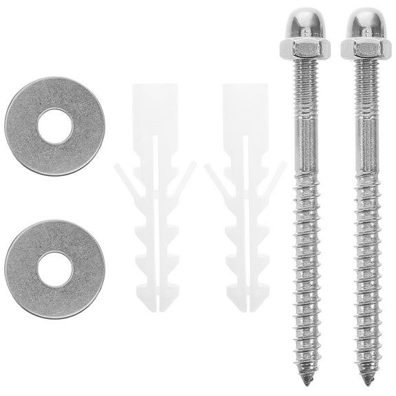 2pcs Universal Toilet Seat Bolts Kit Top Mount Hardware for Seat Replacement and Repair