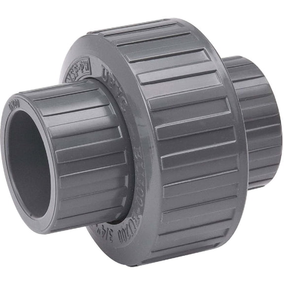 King Brothers U-0500-T Slip Union 1/2", Pvc
