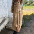 thumbnail image 3 of YFNNUP Womens Crochet Cardigan Trendy Hollow Out Boho Sweater Coat Lightweight Open Front Long Sleeve Beach Kimonos Cardigans, 3 of 8