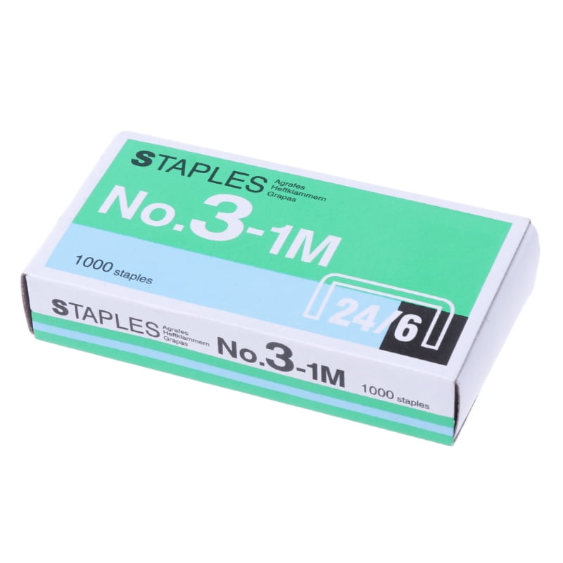 HeroNeo 1000Pcs/Box 24/6 Metal Staples For Stapler Office School Supplies Stationery New