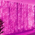 thumbnail image 3 of Guirnalda de luces LED navideñas de Año Nuevo 2025, guirnalda de luces USB para cortina, decoración para bodas, fiestas, decoración de ventanas del hogar, 3 of 5