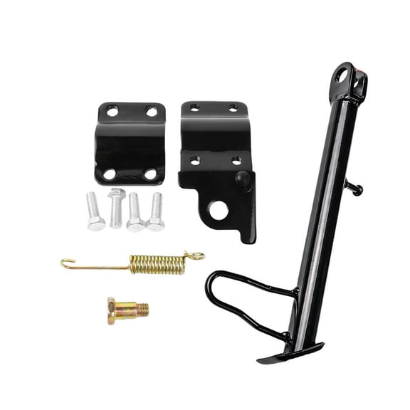 14-24cm Replacement Support Stand Modification Kickstand Motorcycle Kickstand with Mounting Accessories for Most Scooter