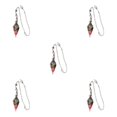 thumbnail image 3 of tssuouriy Crystal Pendulum Pendant for Divination Dowsing and Intuitive Pink Colorful 6.43x1.76cm 5Set, 3 of 6