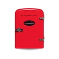 Frigidaire Retro 6Can Mini Compact Tabletop Beverage Fridge, Red