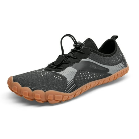 

NORTIV 8 Men Water Shoes Quick Dry Barefoot Swim Diving Surf Sport Beach Shoes Aqua Shoes For Men TREKMAN-1 TREKMAN-1 BLACK/GREY/BROWN Size 10.5