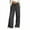 Dark Gray, variant on Jeans for Women High Waisted Wide Leg Jeans with Pockets Elastic Waist Strechy Drawstring Pull On Denim Pants