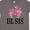 thumbnail image 4 of Inktastic Little Sister Girls Lil Sis Flamingo Girls Toddler T-Shirt, 4 of 5