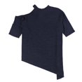 thumbnail image 1 of Blusa asimétrica bar III de punto para mujer azul extra pequeña, 1 of 2