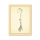 thumbnail image 1 of Cuerpo humano boceto mano hueso del brazo Cuadro de madera decorativa marco de casa A4, 1 of 3