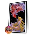 thumbnail image 1 of Cuadros Decorativos Lucky Fishpintura de diamante 5D DIY mosaico de diamantes de imitación Wdftyju parcial con forma especial manualidades artísticas dibujos para decoración del hogar, 1 of 8