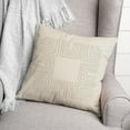 thumbnail image 3 of Creative Products Neutral Squares 18 x 18 Spun Poly Pillow, 3 of 3
