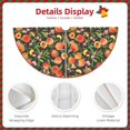 thumbnail image 3 of Fotbe Fruits Peach Pattern Christmas Tree Skirt, Tree Skirts Plush Christmas Decorations, Christmas Tree Skirts Xmas Decorations Holiday Party Decor-48", 3 of 6