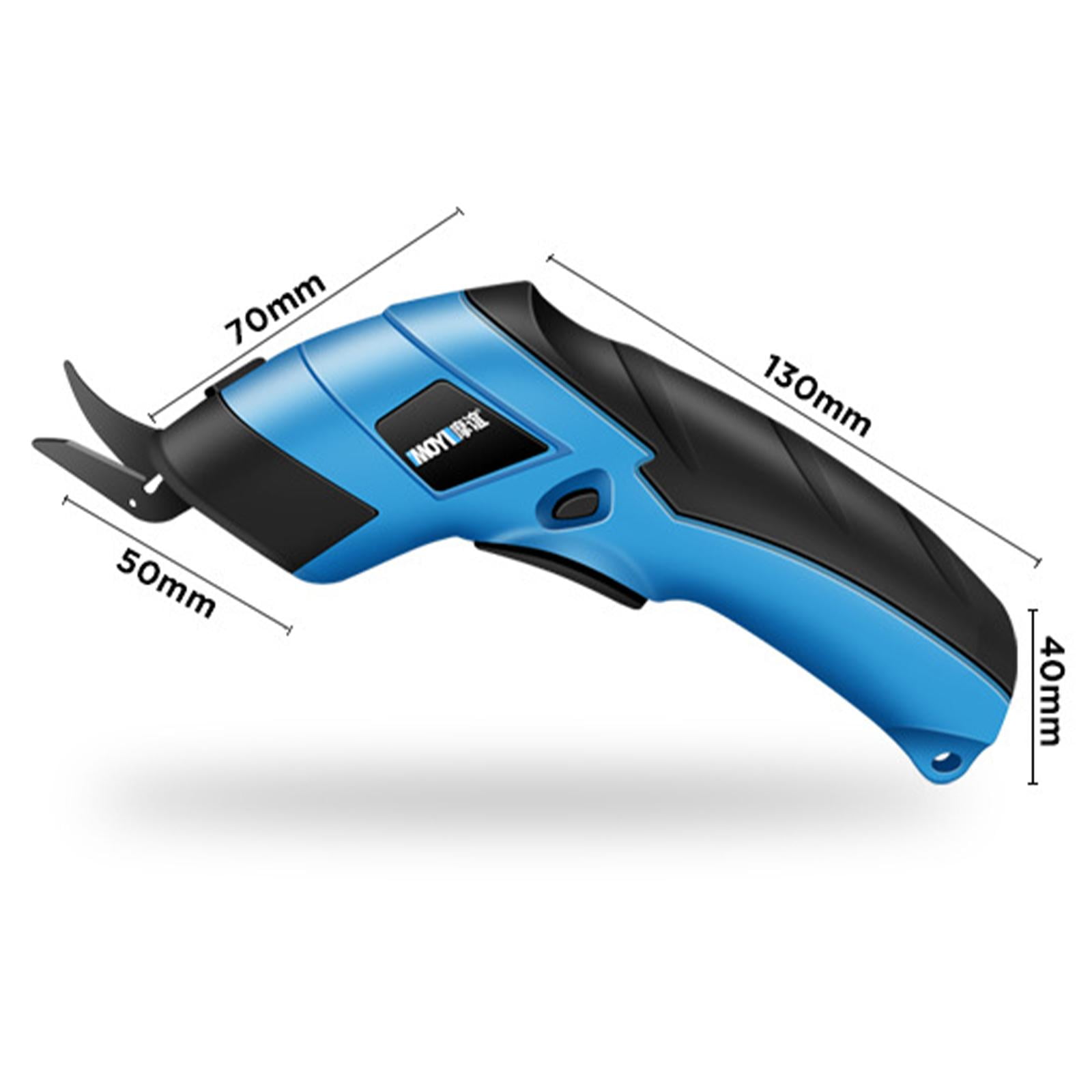 Portable Cutter Electric Scissors - USB Rechargeable, with Extra Shear for Cardboard,Cutting Cloth,Rug,Carpet