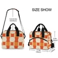 thumbnail image 2 of FORMRS Reusable Lunch Bag for Work School Leakproof Insulated Cooler with Adjustable Shoulder Strap, Beige Geometric Circles, 2 of 6