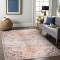 thumbnail image 2 of Beverly Rug Machine Washable Easy Cleaning Indoor Non-Slip Rugs Pink / Cream 4'x6', 2 of 9