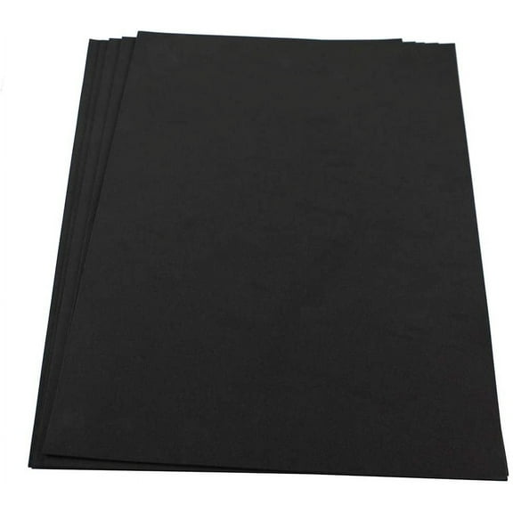 Craft Foam Sheets-12 x 18 Inches - Black - 5 Sheets-3 MM Thick